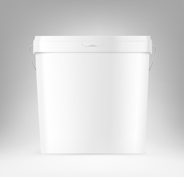 白色塑料桶装颜料，食物。图片下载