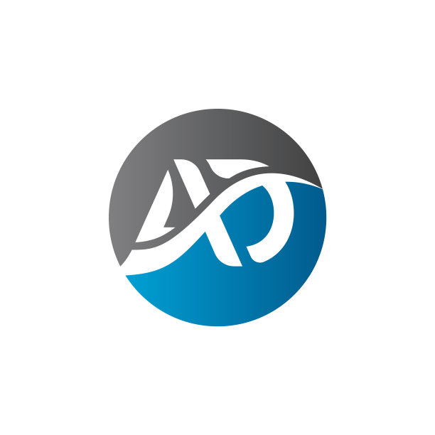 徽标首字母为AD，具有现代创意图片下载