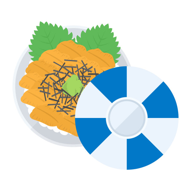 一碗米饭配生鱼片图片下载