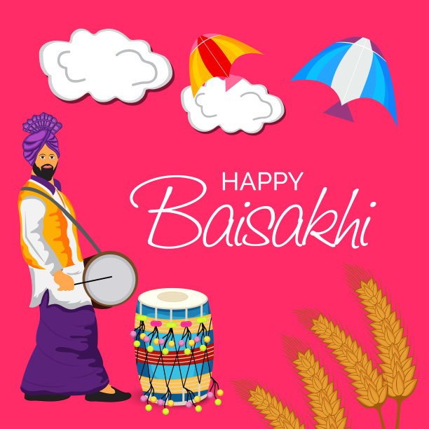 Baisakhi快乐。图片下载
