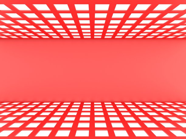 红色的空房间图片下载