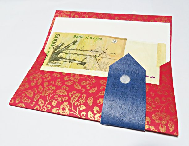 韩国的钱和红包图片下载