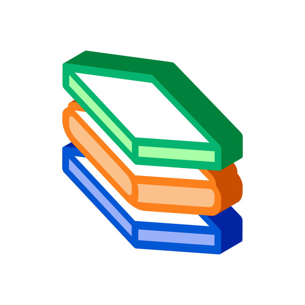 床垫泡沫层等距图标矢量插图图片下载