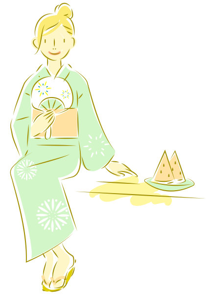 浴方，日本夏季传统风格图片下载