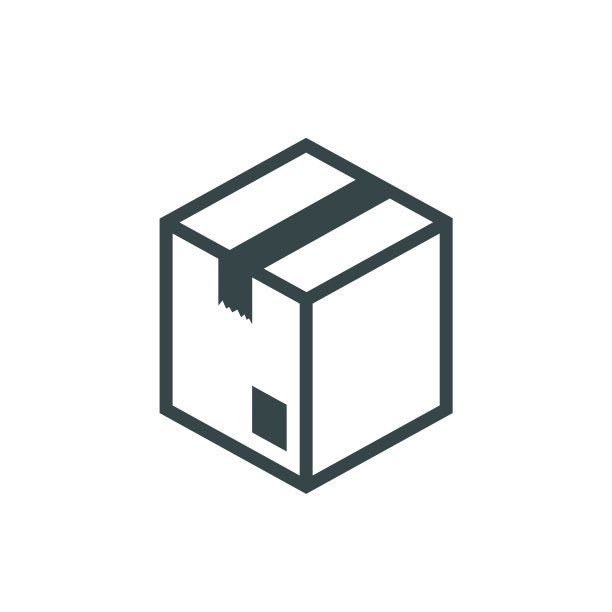 纸箱图标。容器股票插图。图片下载