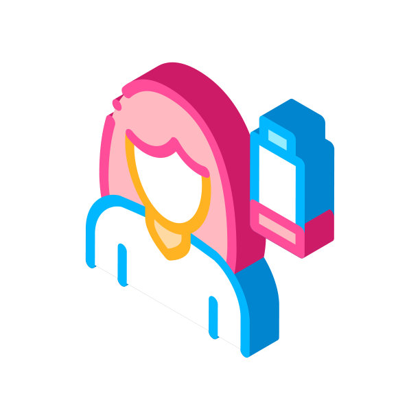 妊娠高温症状等距图标矢量图图片下载