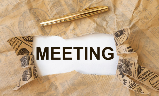 会议，会议，策略研讨会，文字，撕纸和笔图片下载