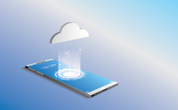 移动云存储数据库在线矢量图片下载