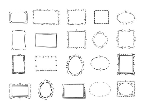 涂鸦的帧。图片下载