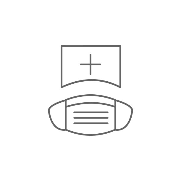 面具,医疗图标。元素医药图标。细线图标图片下载
