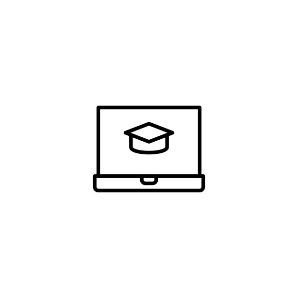 在线学习图标矢量图图片下载