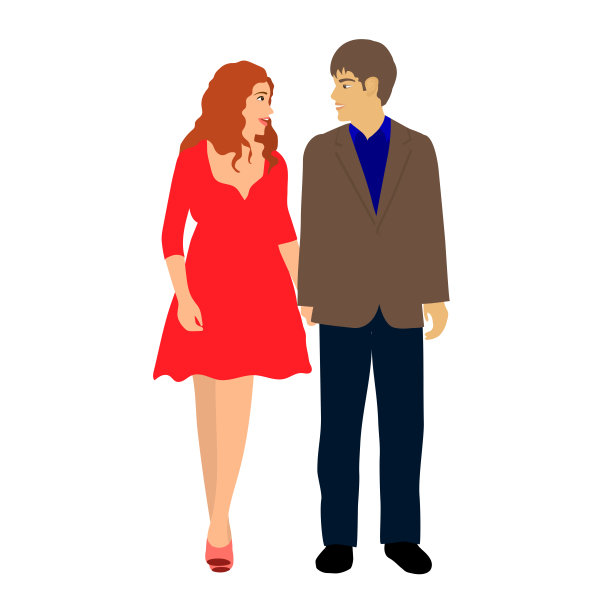 男朋友和女朋友在约会。图片下载