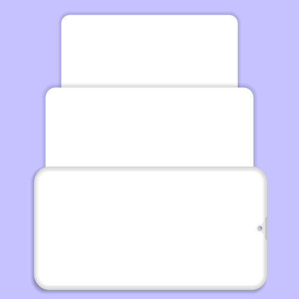 手机在水平位置与界面旋转发布在社交网络。矢量图图片下载