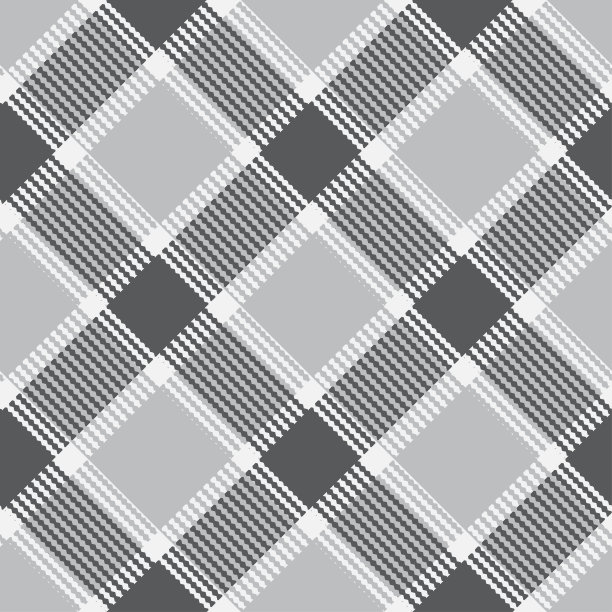 经典的黑灰格子花格。图片下载