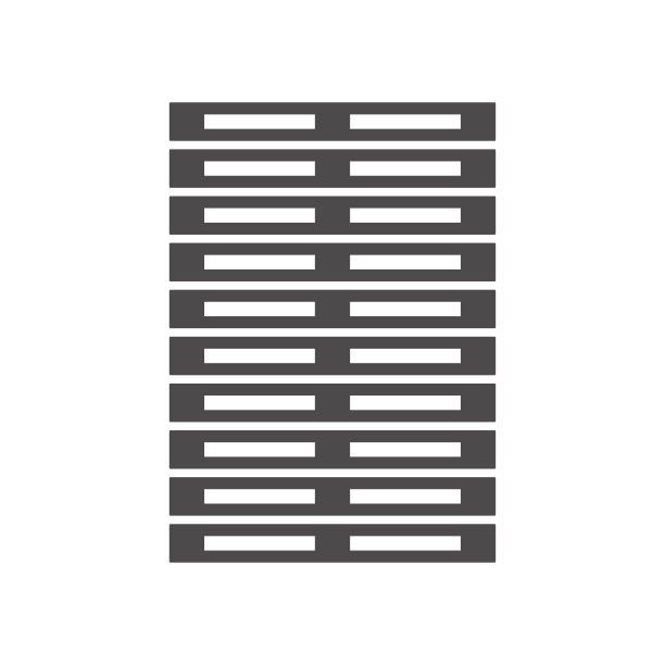 木托盘图标在平面风格。矢量插图。图片下载