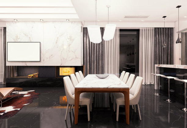 现代豪华别墅内饰图片下载