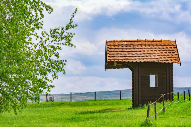 阿尔巴卡罗莱纳城堡的老守卫亭图片下载