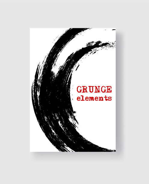 黑墨水笔画在白底上图片下载