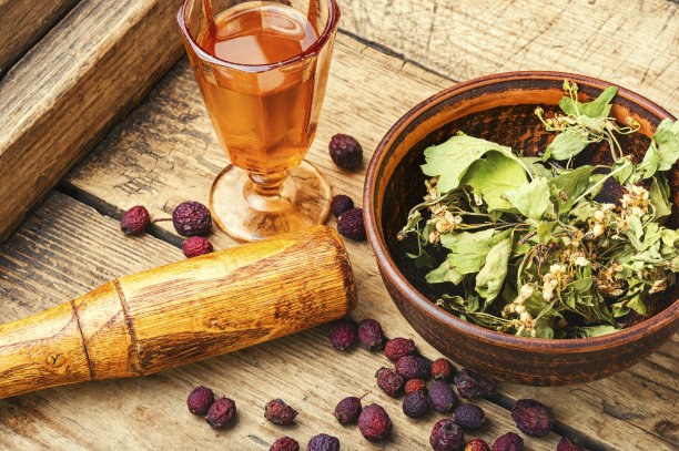 中草药山楂干。图片下载