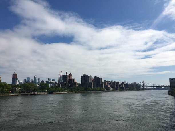 春天在纽约曼哈顿的卡尔·舒尔茨公园。图片下载