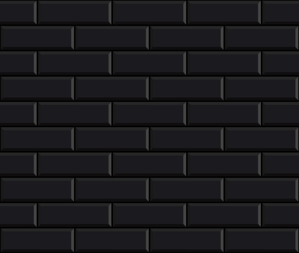 黑色的砖墙。砖砖花纹长。图片下载