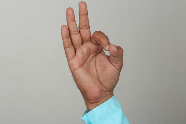 孤立的手部运动图片下载