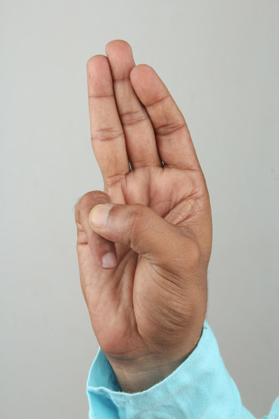 孤立的手部运动图片下载