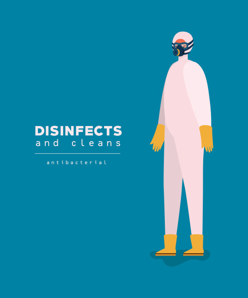 人防护服和手套矢量设计图片下载