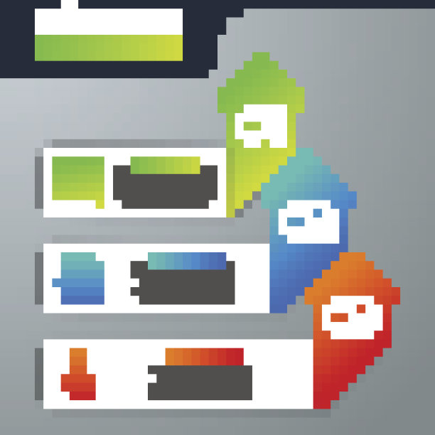 设置语音气泡与文字秋天，桃子水果和梨。业务信息模板。向量图片下载