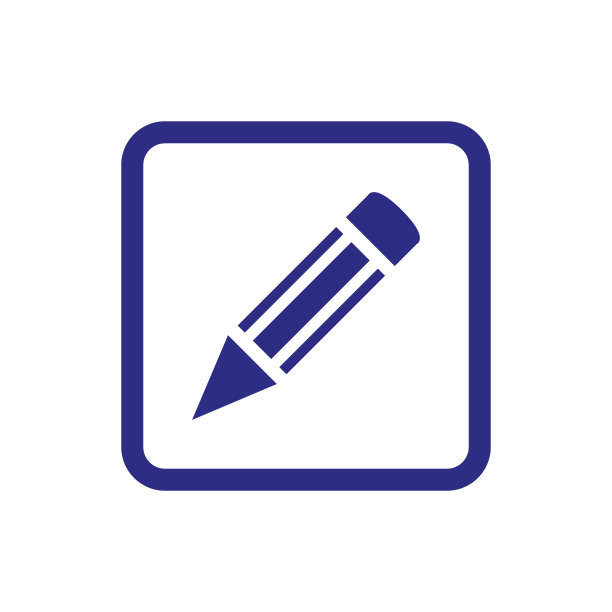 铅笔图标上的白色背景。图片下载