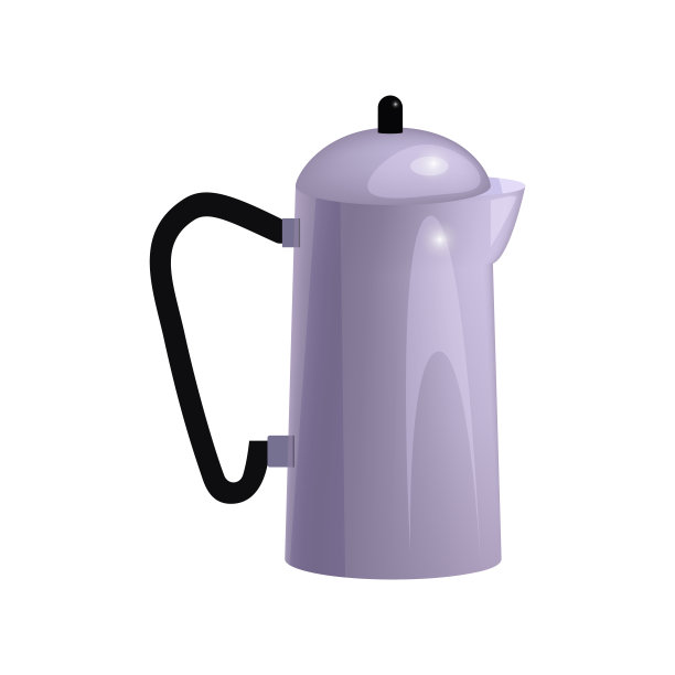 咖啡壶孤立图片下载