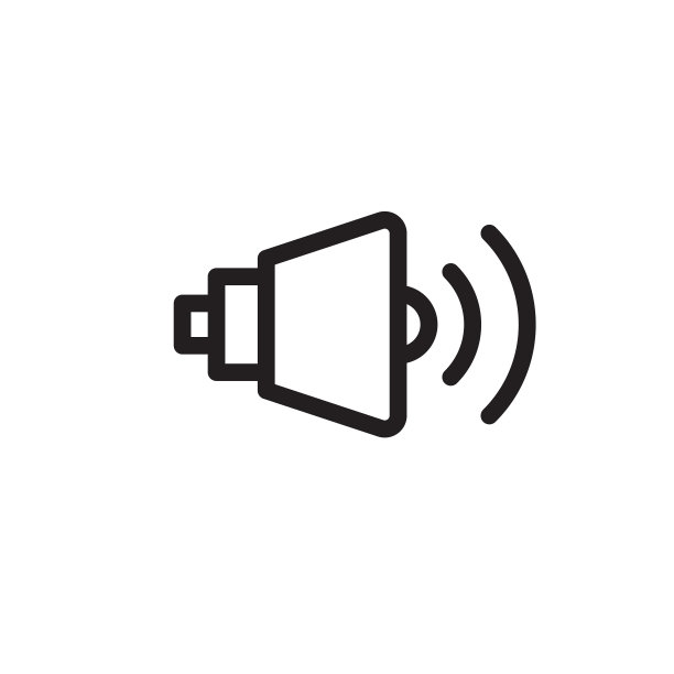 扬声器符号：音频与音乐图标图片下载