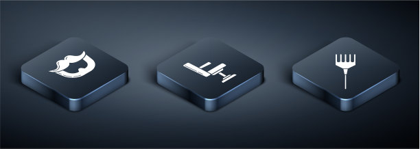 设置等距胡子和胡子发刷图片下载