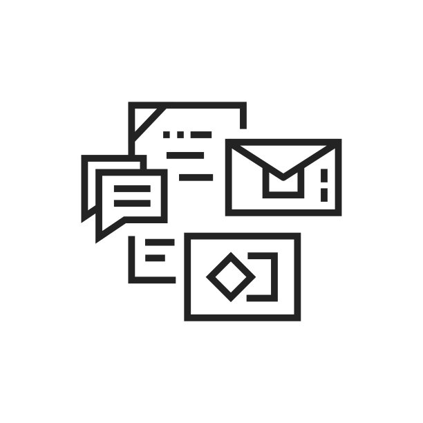 品牌信息黑线图标。促销和广告。象形文字用于网页、手机应用、促销。UI UX GUI设计元素。可编辑的中风图片下载