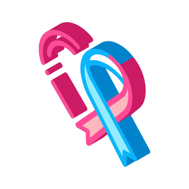 癌症治疗疫苗图标等距图标矢量插图图片下载