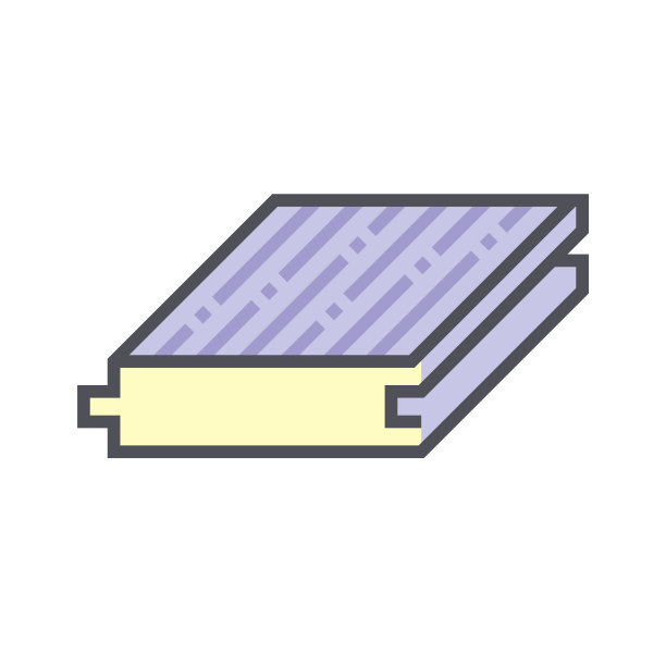 木地板和白色背景上的材质矢量图标设计。图片下载