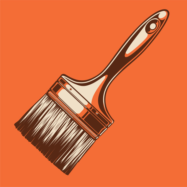 画笔彩色插图图片下载