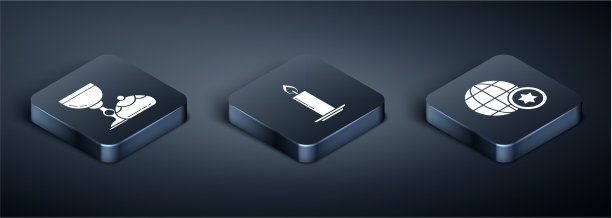 设置等距犹太高脚杯和光明节图片下载