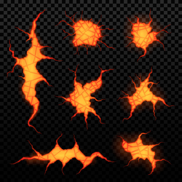 火山熔岩。图片下载