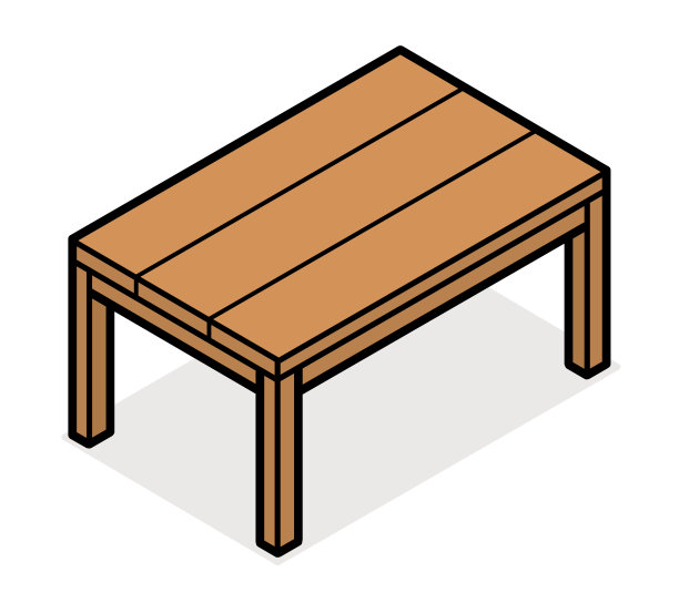 木制的桌子图片下载