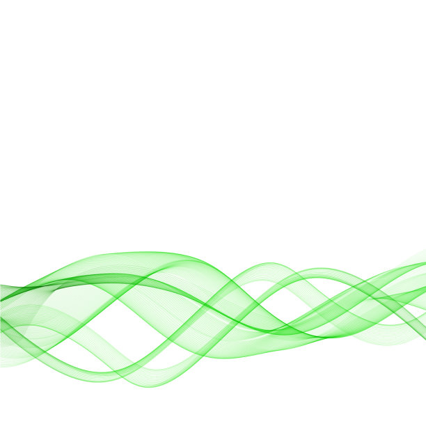 浅绿色波浪布局为广告eps 10图片下载