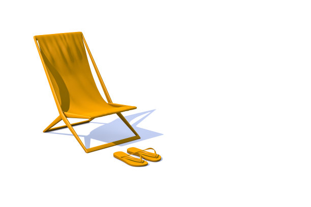 夏季概念的3D渲染。图片下载