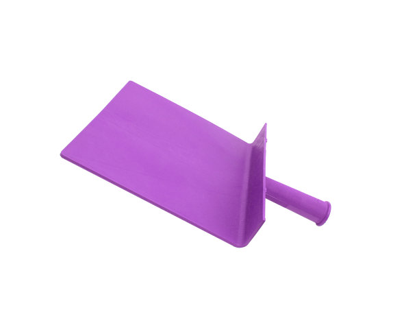 用于抹灰和混合或水泥工作的塑料抹刀，隔离在白色背景上。图片下载