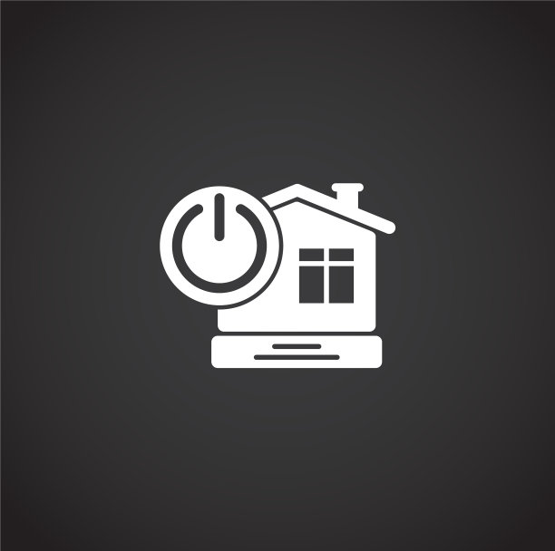 智能家居相关图标的背景图形图片下载