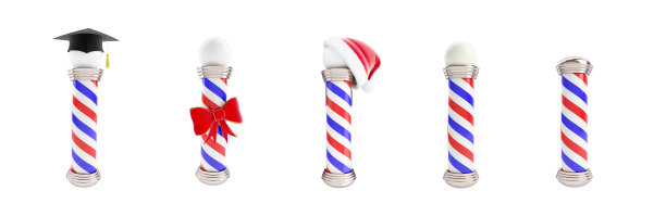 经典理发杆教育图片下载