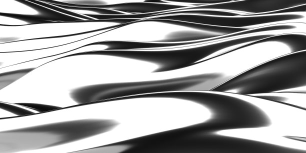 金属抽象波状液体背景图片下载