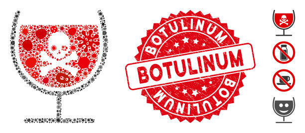 传染病拼贴毒药饮料玻璃图标用图片下载