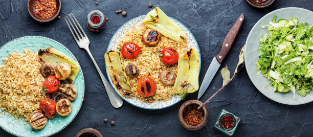 土耳其米饭配粉丝图片下载