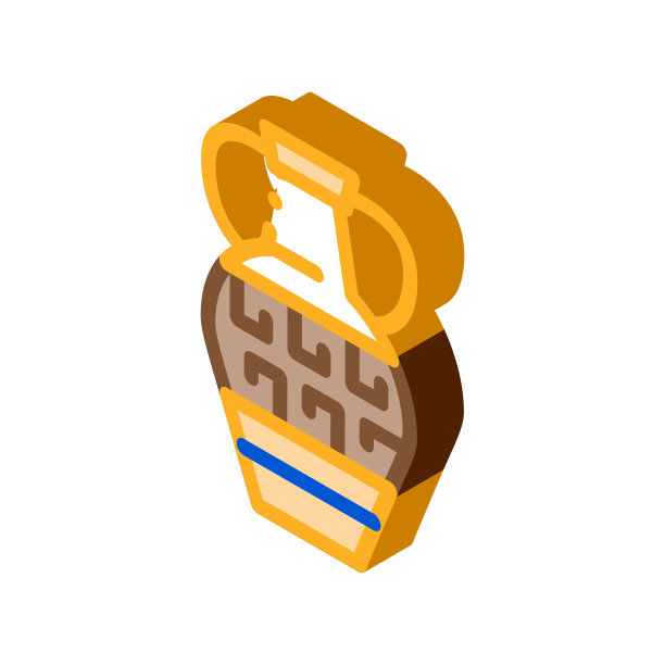 希腊装饰花瓶等距的图标矢量插图图片下载