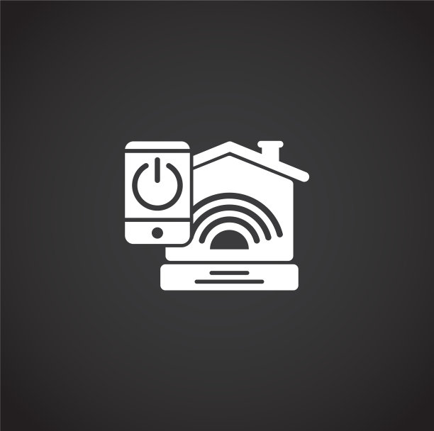 智能家居相关图标的背景图形图片下载